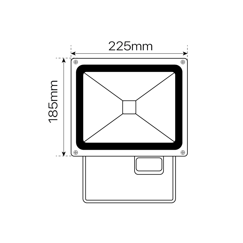 i-tec - PROYECTOR LED EXTERIOR 30W IP65 - 6400K (CON SENSOR)