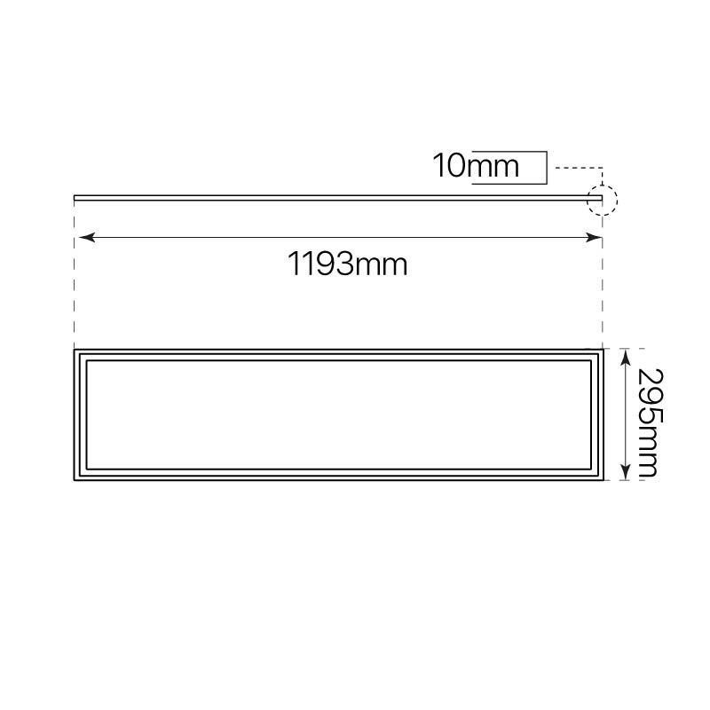 i-tec - PANEL LED RECTANGULAR 30X120 ECO 48W - 6500K