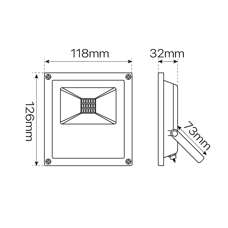 i-tec - PROYECTOR LED EXTERIOR FORK 200W IP66 6000K